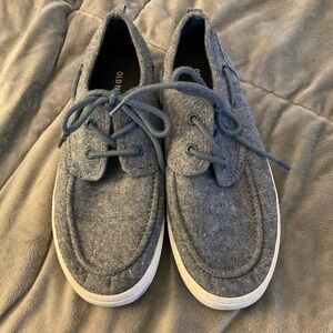Old Navy- Heather Blue Tennis Sneakers, Size 4